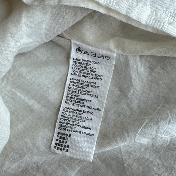 Cleobella Lacey Mini Dress w Tie Straps Side pockets Ivory & Brown Embroidered-S - Picture 10 of 15